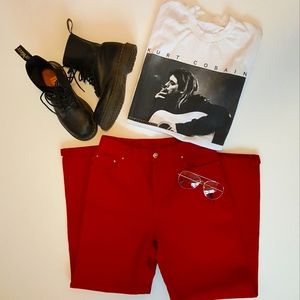 Vintage Red Ralph Lauren Mom Jeans